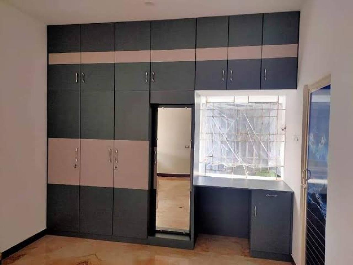 Wardrobe With Dressing Mirror 